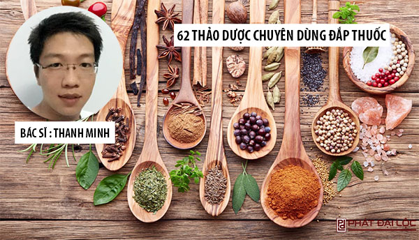 62 loại thảo dược chuyên dùng trong đắp thuốc có lợi cho sức khỏe
