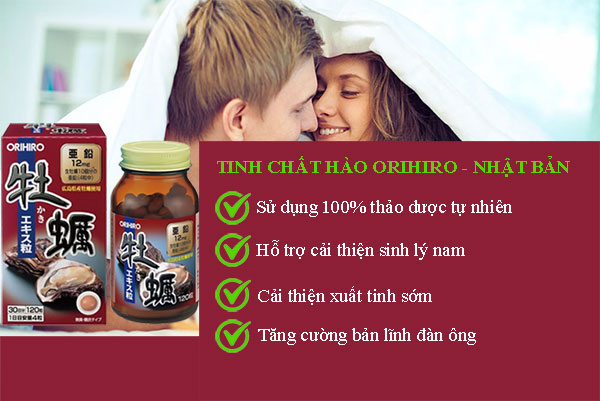 Tinh chất hào Orihiro Nhật Bản - Tăng Cường Sinh Lý Phái Mạnh