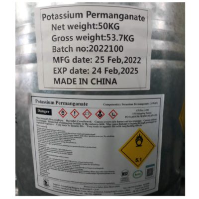 KMnO4 (Potassium permanganate) thuốc tím – 50kg/thùng