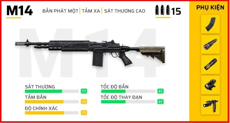 M14 top súng mạnh nhất 