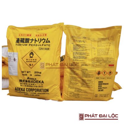 Sodium persulfate (SPS) Na2S2O8, Nhật Bản, 25 kg/bao