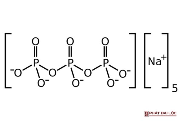 Cấu tạo phân tử Sodium tripolyphosphate (STPP)