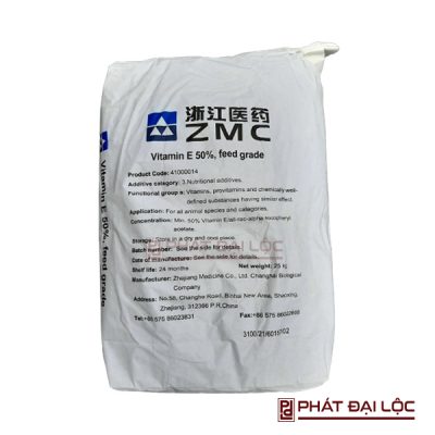 Vitamin E50% ZMC Trung Quốc bao 25kg