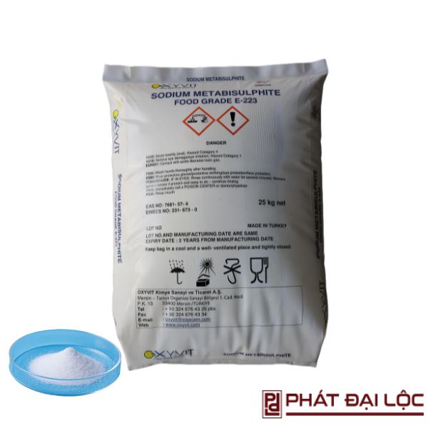 Sodium Metabisulfite (SBS) – phụ gia tẩy trắng