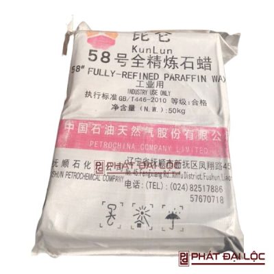 Sáp Nến Paraffin Công Nghiệp – 50kg – Trung Quốc